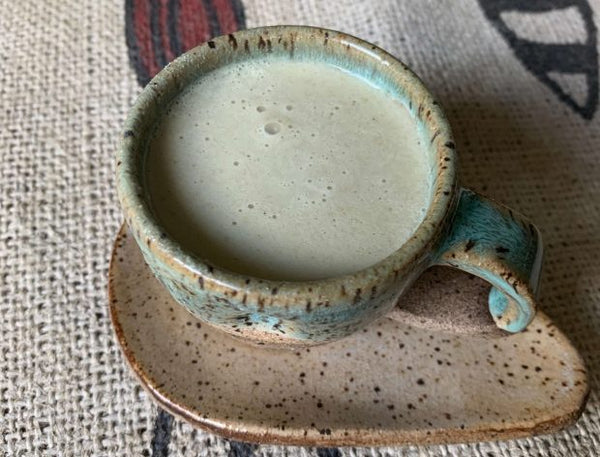 Matcha Latte &#8211; com Farinha de Sementes de Abóbora