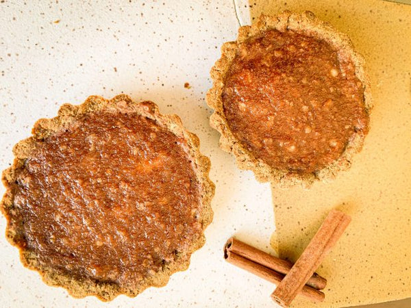 Tortinha de Banana com Farinha de Sementes de Abóbora