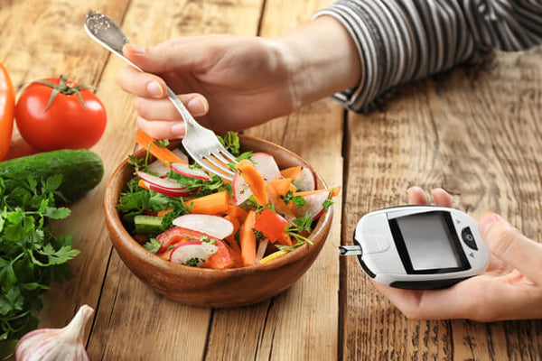 Como a alimentação pode auxiliar no controle do diabetes