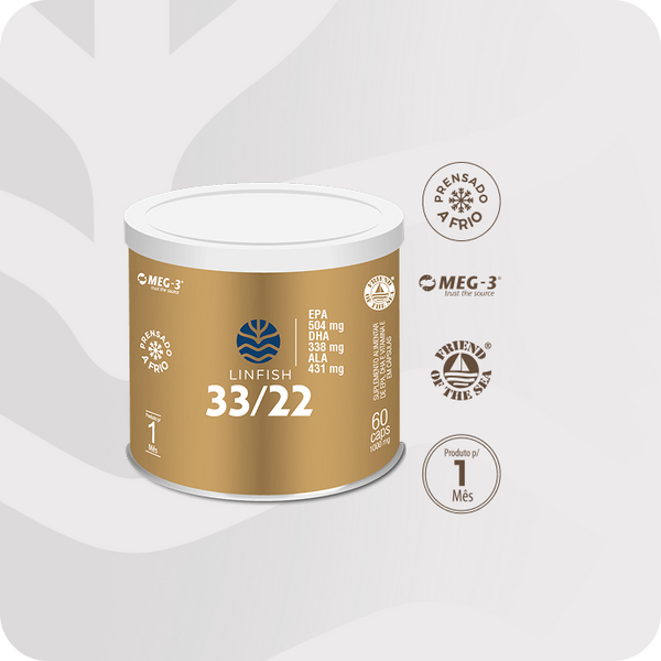 LIN FISH 33/22  - óleo de peixe com linhaça