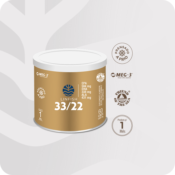 LIN FISH 33/22  - óleo de peixe com linhaça