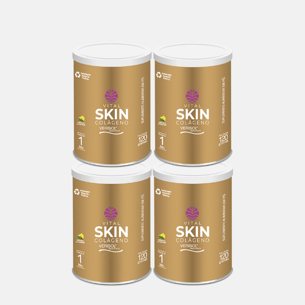 Vital Skin Colágeno Abacaxi - Compre 3 Leve 4