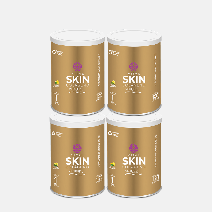 Vital Skin Colágeno Abacaxi - Compre 3 Leve 4