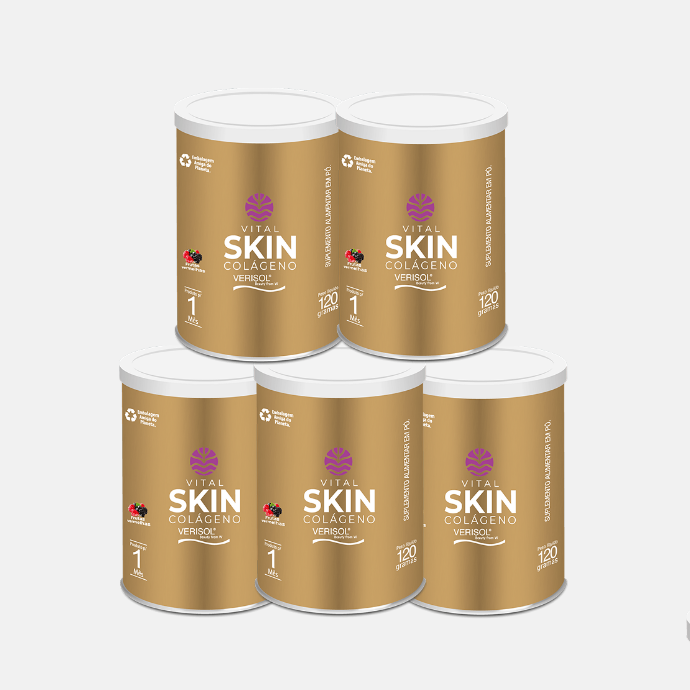 Vital Skin Colágeno Frutas Vermelhas - Compre 4 Leve 5