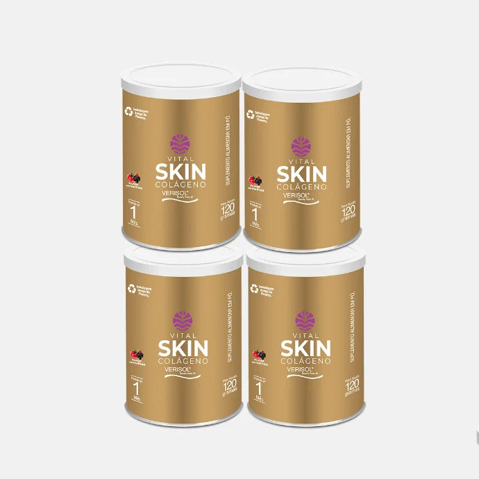 Vital Skin Colágeno Frutas Vermelhas - Compre 3 Leve 4