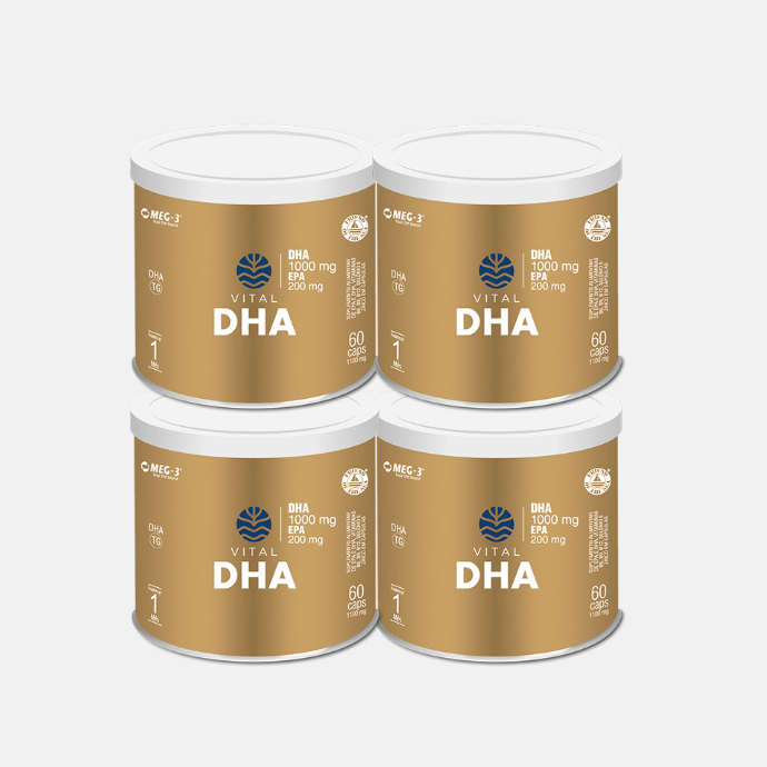 Vital DHA 60 Cápsulas - Compre 3 Leve 4