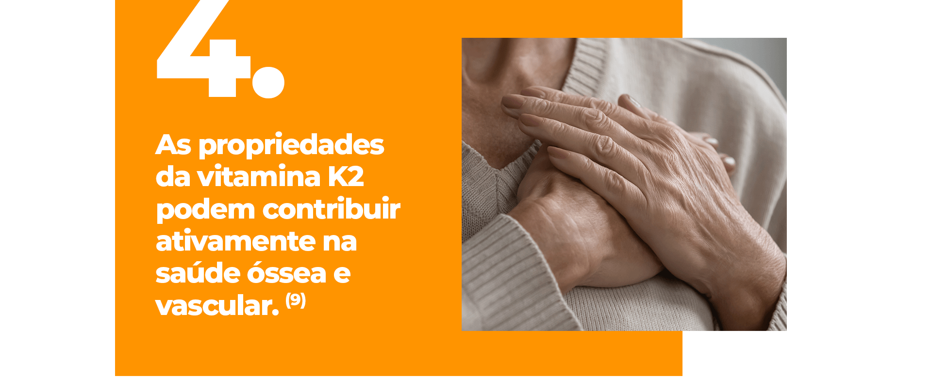 As propriedades da vitamina K2 podem contribuir ativamente na saúde óssea e vascular.